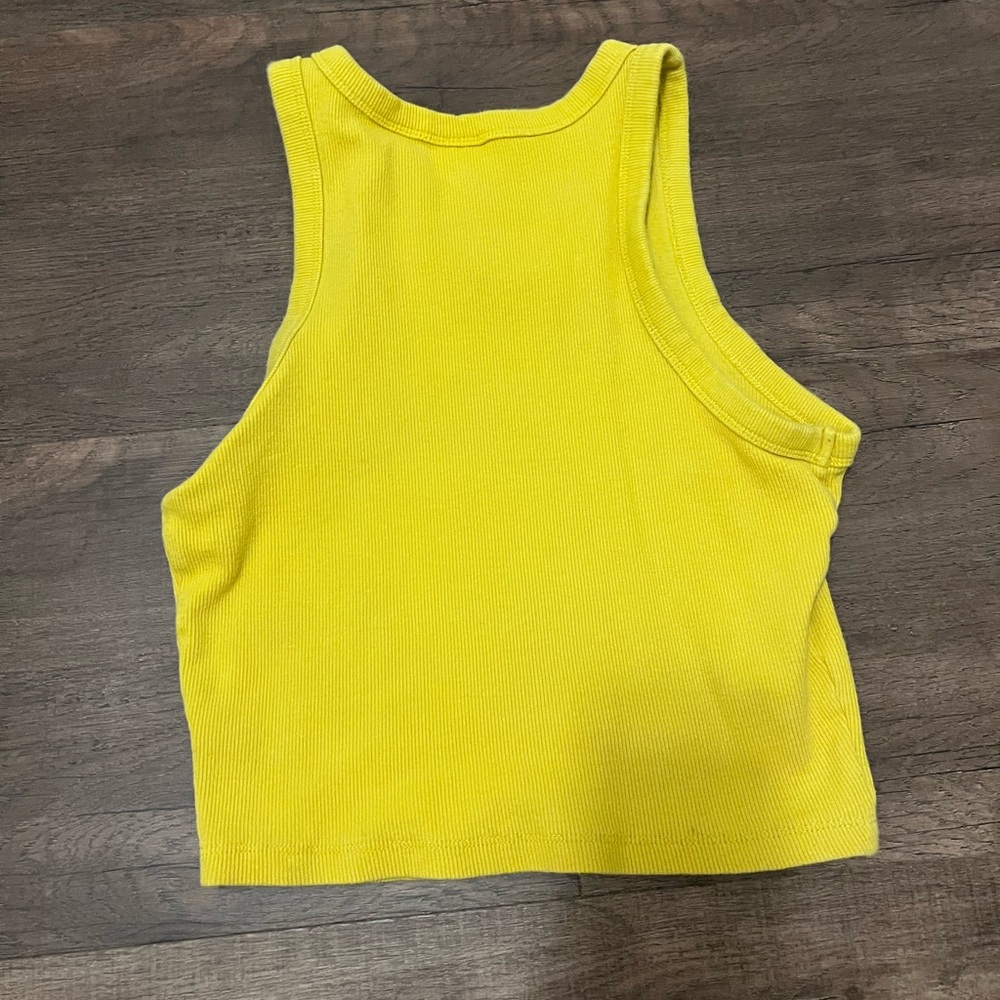 Yellow Sleeveless Women's Top